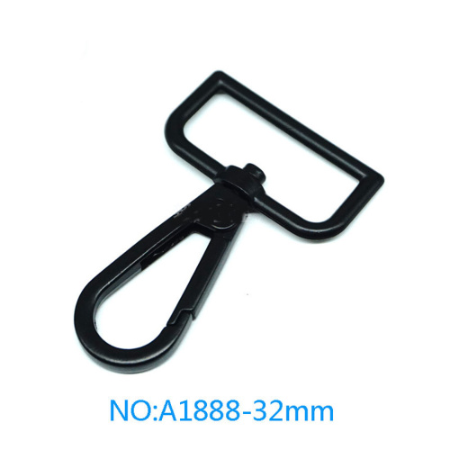 Карабин металлический 32 мм черный арт. А1888  KM-arm1888 - фото товара фото 5