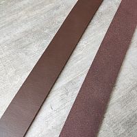 Заготовка для ремня раст. дубл. 39 мм/3.8 мм Буйвол Шоколад  - купить для кожевенного хобби