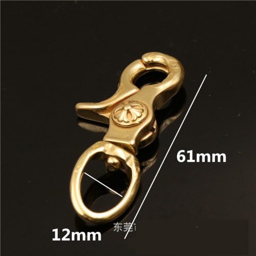 Карабин поворотный Латунь SL-001 фото 5