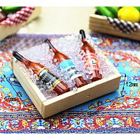 Ящик с вином и льдом для кукол  - купить для кожевенного хобби