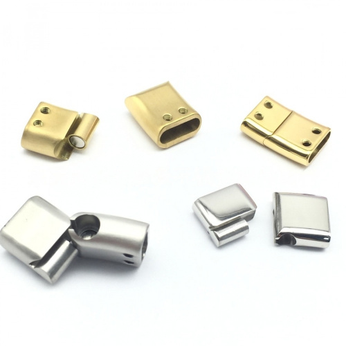 Замок для плоских браслетов 12х4 мм на винтах фото 3