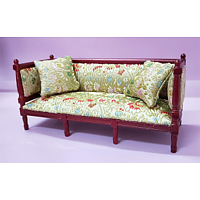 Миниатюра для кукол Диван с подушками  - купить для кожевенного хобби