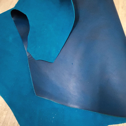 Кожа КРС 1,6-1,8 мм Фьюжен Бирюза фото 3