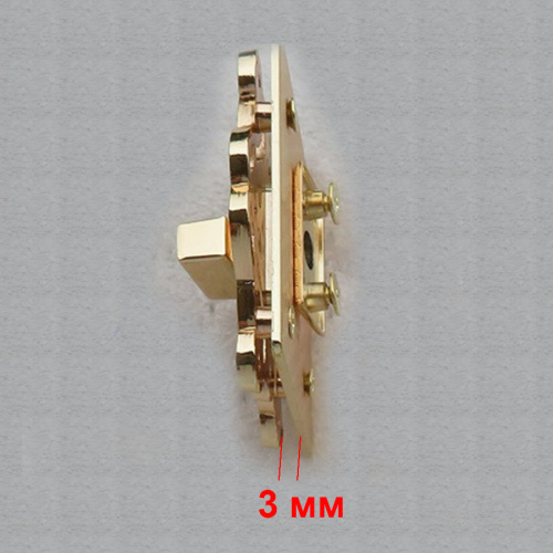 Застежка поворотная для сумки арт. 888  PZ 888 - фото товара фото 2