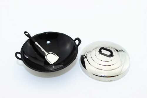 Сковорода вок для кукольной кухни | Галерея фото | Pava.pro Сковорода вок для кукольной кухни - фото товара