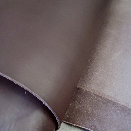 Кожа плечи 1,5 мм растит. дубл. Шоколад Италия фото 10