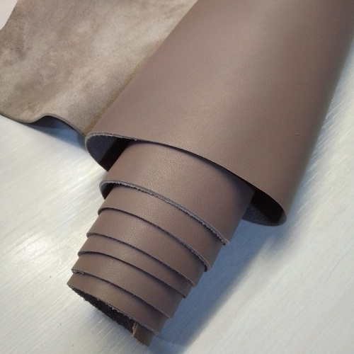 Кожа КРС 1,3-1,5 мм с покр. Тауп Италия Кожа КРС 1,3-1,5 мм с покр. Тауп Италия