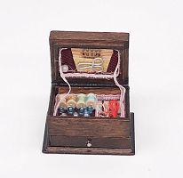 Набор швеи в ящике для румбоксов Миниатюра  - купить для кожевенного хобби