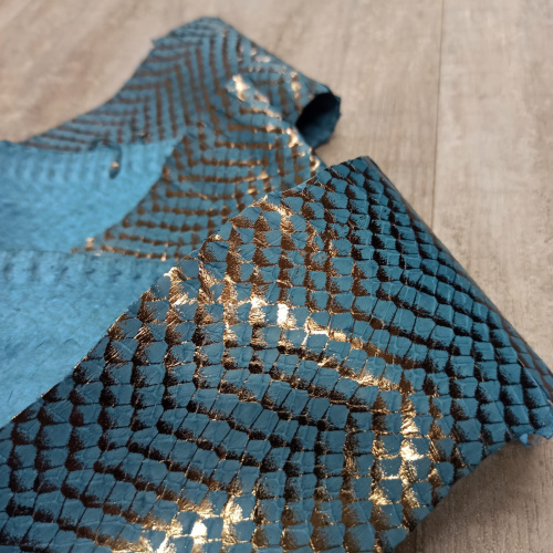 Кожа Питона 0,5 мм Темно голубой | Галерея фото | Pava.pro Кожа Питона 0,5 мм Темно голубой - фото товара