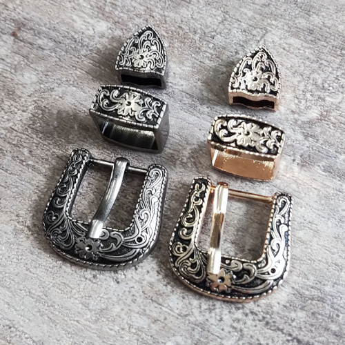 Комплект фурнитуры для ремня 15 мм Серебро/Золото фото 9