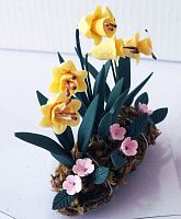 Нарциссы садовые для кукольного дома  - купить для кожевенного хобби