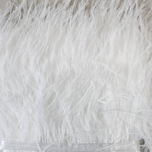 Перья страуса на ленте фото 18