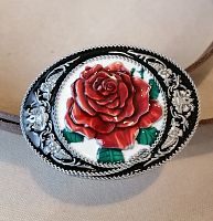 Пряжка для ремня декоративная D-059  - купить для кожевенного хобби