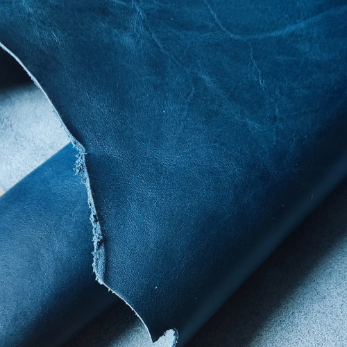 Кожа Пола 1,2 мм растит. дубл. PONTE WAX Синий фото 4