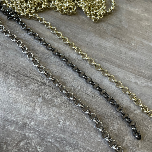 Цепь галантерейная звено 7 мм. Цена за 10 см Цепь галантерейная звено 7 мм. Цена за 10 см