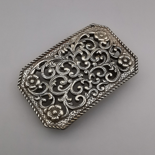 Пряжка для ремня декоративная, с шипом 30 мм, 38 мм Узоры фото 5