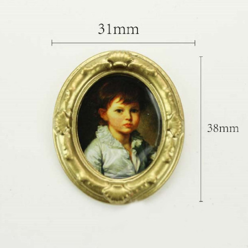 Картины в овальной рамке для кукольного домика Миниатюра 1:12 фото 3 Картины в овальной рамке для кукольного домика Миниатюра 1:12 фото 3