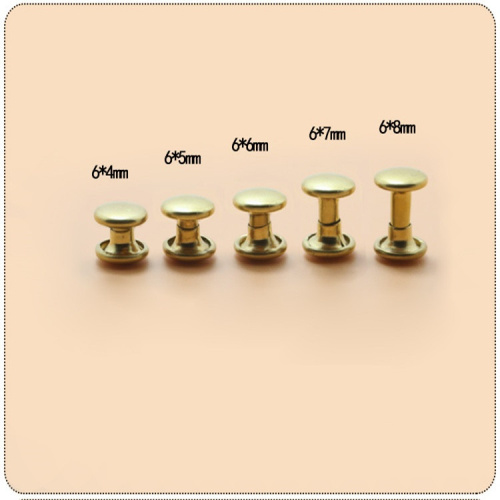 Хольнитены двухсторонние латунь без покрытия 10 шт. фото 3