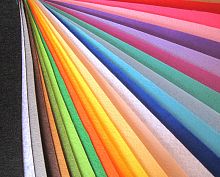 Фетр жесткий 1 мм A3 24 цвета