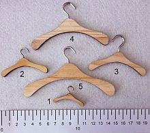 Вешалки для кукольной одежды Миниатюра 1:12