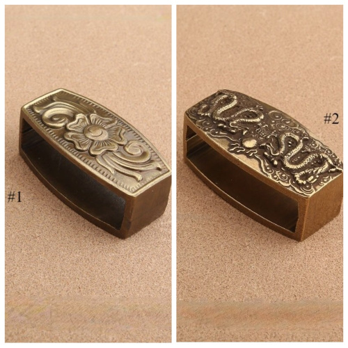 Шлевка для ремня c орнаментом Латунь Шлевка для ремня c орнаментом Латунь