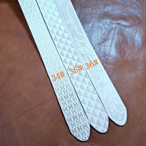 Заготовка для ремня раст. дубл. 38 мм толщ. 3,7 мм с тиснением Италия 11-55 фото 11