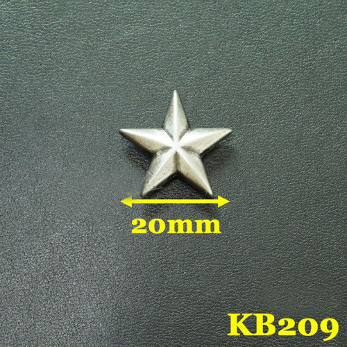Кончо для кожаных изделий 20 мм Звезда Латунь KB209 фото 4 Кончо для кожаных изделий 20 мм Звезда Латунь KB209 фото 4