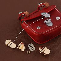 Застежка для сумки арт.34  - купить для кожевенного хобби