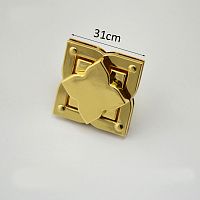 Застежка декоративная для сумки S-0463  - купить для кожевенного хобби