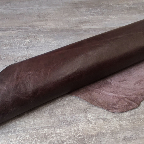 Кожа Пулл-Ап 1,2-1,4 мм цвет Шоколад Италия Кожа Пулл-Ап 1,2-1,4 мм цвет Шоколад Италия