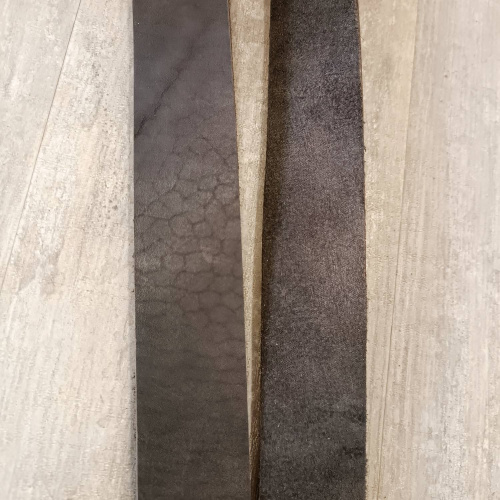 Заготовка для ремня хром. дубл. 39 мм толщ. 3,6 мм Тёмно Коричневый   ZR RU-Braun - фото товара фото 3