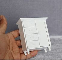 Тумбочка для кукол Белая  - купить для кожевенного хобби