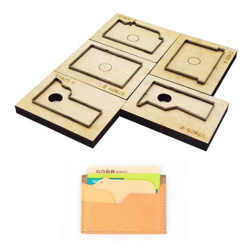 Штанцформы (вырубные штампы) для картхолдера Мишка   - фото товара