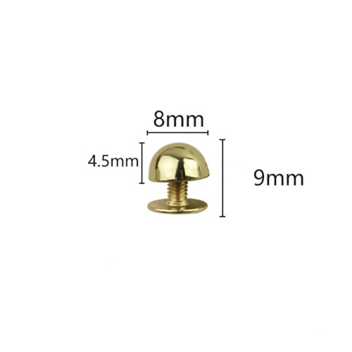 Винт декоративный 8 мм полусфера фото 2