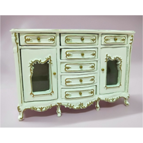 Миниатюра для кукол Комод с резьбой высокий Белый | Галерея фото | Pava.pro Миниатюра для кукол Комод с резьбой высокий Белый - фото товара