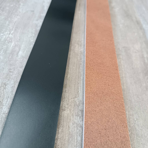 Заготовка для ремня раст. дубл. 38 мм толщ. 2,9 мм Черный Италия  ZR_RD882 - фото товара фото 5