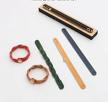 Штанцформы (вырубные штампы) для браслета Косичка  - купить для кожевенного хобби