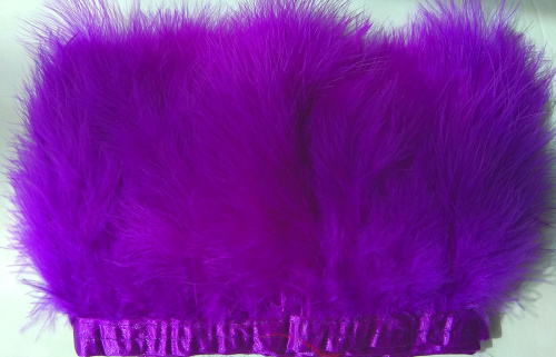 Перья индейки 13-15 см на ленте фото 6