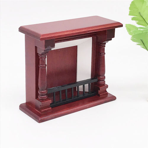 Камин для кукол с решеткой Орех / Махагон фото 3