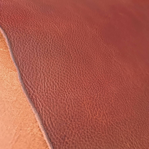 Кожа Пола 1,3 мм растит. дубл. Гранат Azzurro Италия фото 4