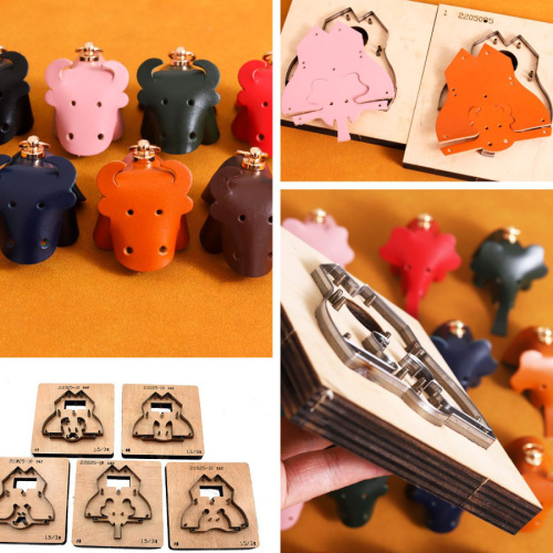 Штанцформы (вырубные штампы) для брелка Бычок   - фото товара