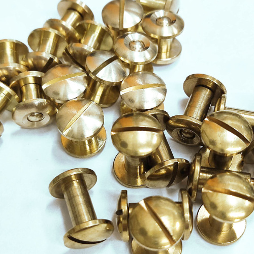 Винт ременной d=10 мм с отверстием, Латунь фото 6