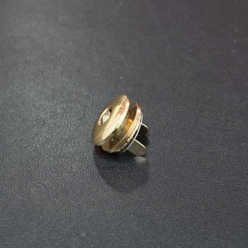 Застежка магнитная зажимная 17 мм Латунь SKM04 фото 4