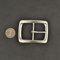 Пряжка 42 мм стальная с перекладиной SL41  - купить для кожевенного хобби