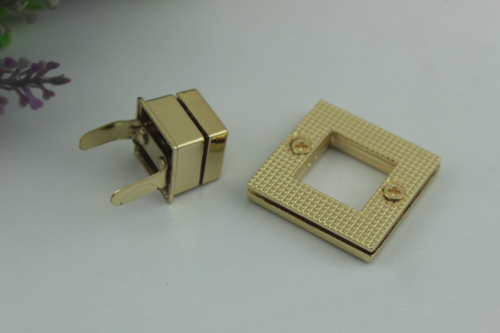 Застежка декоративная для сумки Квадратная фото 8 Застежка декоративная для сумки Квадратная фото 8