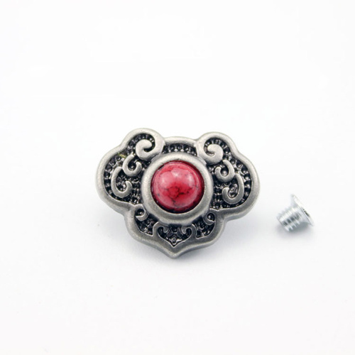 Кончо для кожаных изделий 20 мм Ruyi с декоративными вставками фото 3 Кончо для кожаных изделий 20 мм Ruyi с декоративными вставками фото 3