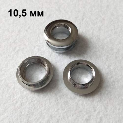 Люверсы винтовые Латунь, покрытие под серебро фото 9