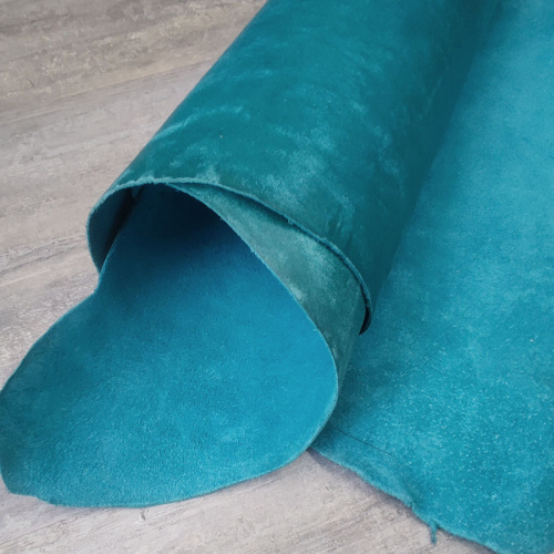 Кожа Пола 1,2 мм растит. дубл. MAYA Светло-бирюзовый фото 3