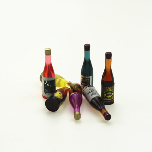 Бутылочки с вином для кукол Набор 2   - фото товара