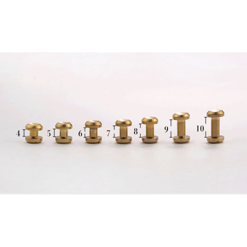 Винт ременной d=10 мм вогнутая шляпка, Латунь фото 4 Винт ременной d=10 мм вогнутая шляпка, Латунь фото 4